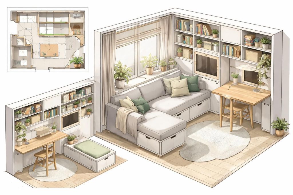 découvrez notre guide complet pour aménager une petite pièce et optimiser chaque centimètre grâce à des astuces pratiques et des idées d'agencement adaptées.