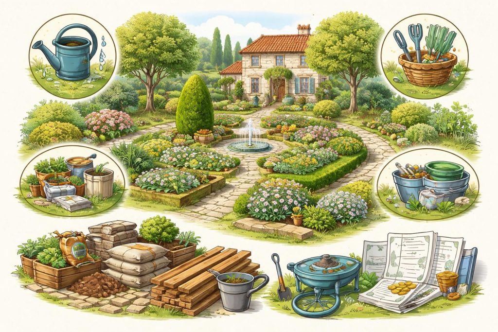découvrez les différents coûts et investissements nécessaires pour aménager et entretenir un jardin, et apprenez à planifier votre budget efficacement.